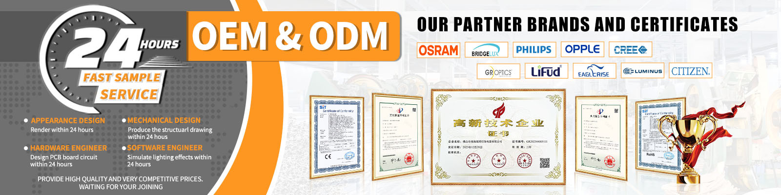 Đèn theo dõi từ tính 48V