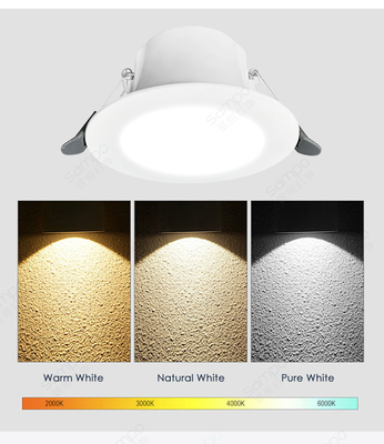 Đèn chiếu sáng âm trần 9W 12W LED 4000K 6000K Trang bị thêm hệ thống chiếu sáng âm trần vuông