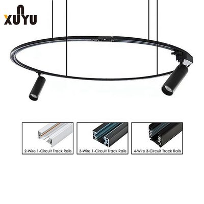 Hệ thống treo Đường ray tròn bằng nhôm 2 dây 3 dây 4 dây