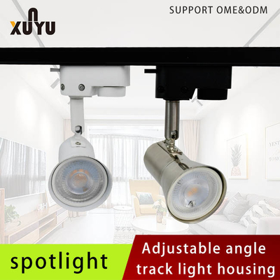 Hình dạng sừng siêu nhỏ màu trắng Mr16 Track Light Die Casting Aluminium