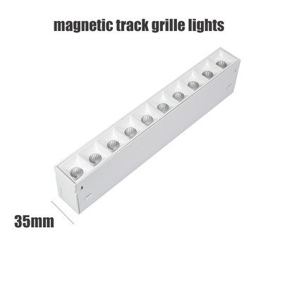 Đèn chiếu sáng theo dõi 220v 35mm Từ tính 8w 16w 24w Đèn chiếu tuyến tính Led