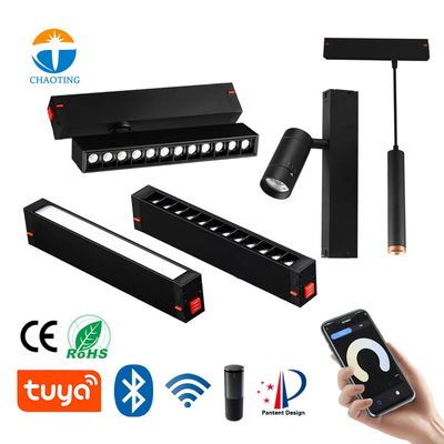Đèn chiếu sáng lưới tản nhiệt tuyến tính 220v điện áp cao màu đen không có đèn chính