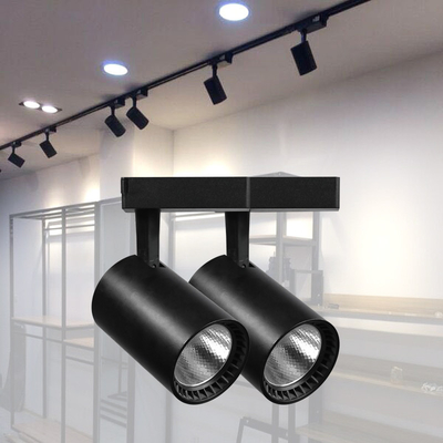 Đèn LED theo dõi gắn trên bề mặt EMC Đèn LED COB siêu sáng / trắng / ấm