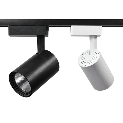 Đèn LED theo dõi 80lm / w có thể điều chỉnh góc có thể điều chỉnh Cửa hàng quần áo Trung tâm mua sắm Cob Spotlight