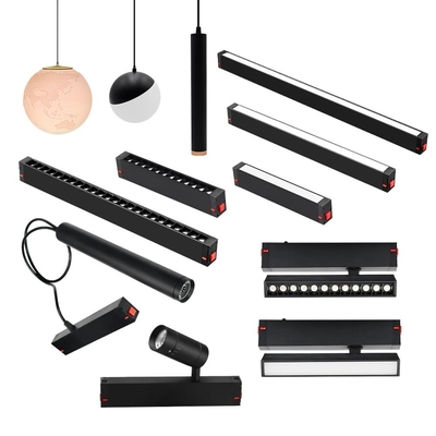 Đèn đường từ tính thông minh Đèn từ tính nhúng màu đen Đèn từ tính LED không có đèn chính