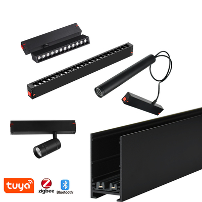 220V Magnetic Track Light Đặt nắp bề mặt Nhà Phòng khách Phòng ngủ Không có ánh sáng chính