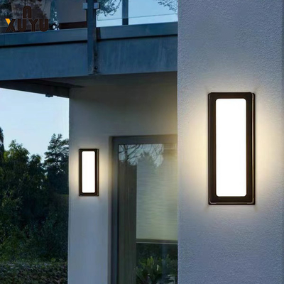 Đèn tường LED hiện đại 18W 30W AC85-265V Sconces ngoài trời hiện đại Màu đen