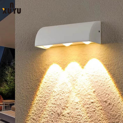 Đèn tường LED hiện đại phát sáng Đèn tường bên ngoài chống thấm nước 3W / 9W