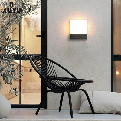 Đèn hiên treo tường vuông siêu mỏng 15w cho phòng khách