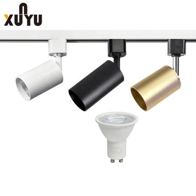 Đèn chiếu sáng theo dõi 80LM / W Mr16 có thể điều chỉnh 55 * 80mm Màu Oem