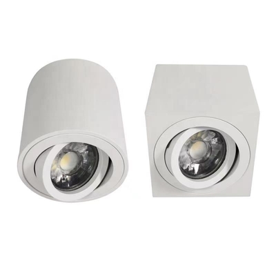 Bề mặt trần tròn gắn đèn Downlight 79*89mm Vỏ Gu10 có thể điều chỉnh