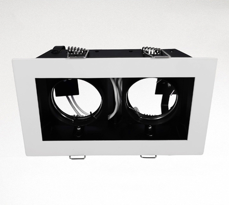 Đèn Downlight Âm Trần Mr16 Vỏ LED Hai Đầu Cho Văn Phòng / Nhà Kho