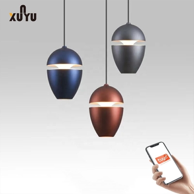 Phòng ngủ 8W Ánh sáng mặt dây chuyền giọt nước 3000k-6000k Bóng nhôm