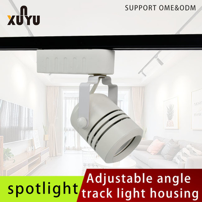 Thiết bị chiếu sáng theo dõi Gu10 gắn trên bề mặt 220V Trắng và đen