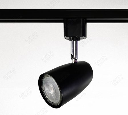 Vật liệu sắt ABS tùy chọn Đèn chiếu sáng theo dõi Gu10 MR16 Đèn chiếu sáng theo dõi có thể điều chỉnh