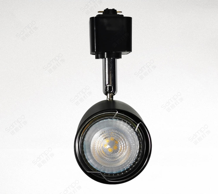 Vật liệu sắt ABS tùy chọn Đèn chiếu sáng theo dõi Gu10 MR16 Đèn chiếu sáng theo dõi có thể điều chỉnh