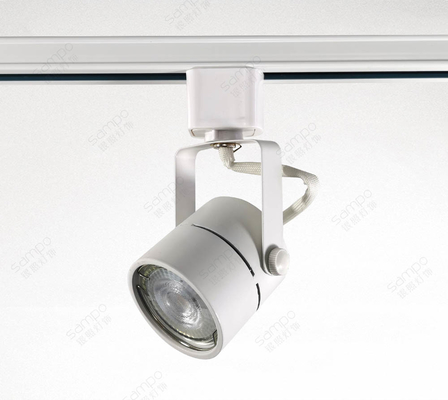 Gu10 Spotlight Track Light Nhà ở Chất liệu sắt Đen Trắng