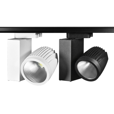 2 dây / 3 dây / 4 dây Cob Track Light tùy chỉnh lõm / gắn trên bề mặt