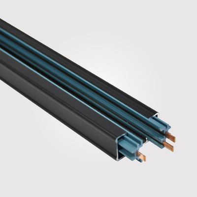Nhôm lõi đồng đen dày Led theo dõi bề mặt đường ray gắn ba dây