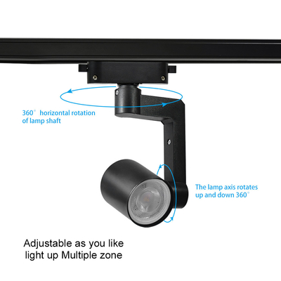 MR16 PAR20 Ly rượu nhỏ Dập sắt 2 dây theo dõi Spotlight Vỏ GU10