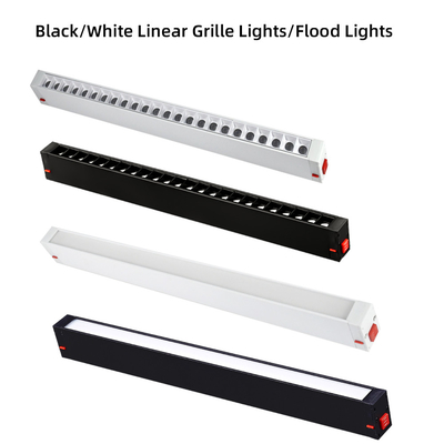 Đèn LED theo dõi tuyến tính tuyến tính 220 V Làm mờ ánh sáng được nhúng / gắn trên bề mặt
