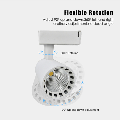 Miệng chuông nhỏ COB Track Spotlight 10W 20W 30W Cửa hàng quần áo Spotlight