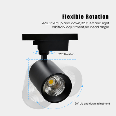Cửa hàng quần áo chống lóa COB Track Light 2 đèn LED nhúng dây