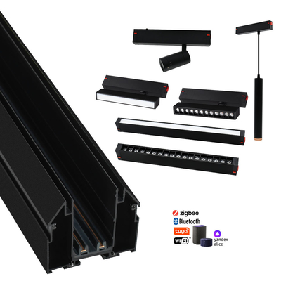 Đường ray nhẹ nam châm thông minh DC220v Đường ray trần căng thẳng