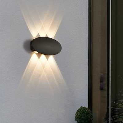Đèn tường chống nước ngoài trời IP65 4W 6W 8W Đèn tường chiếu sáng lên xuống