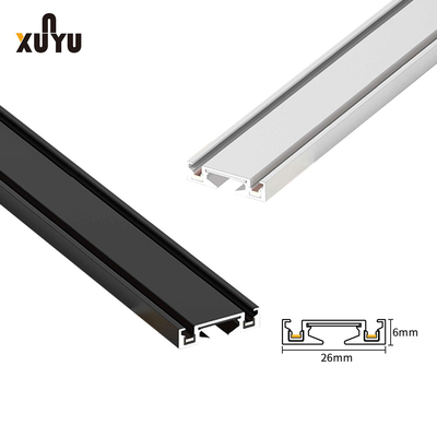 Nhôm Đen Trắng Magnetic đường ray siêu mỏng bề mặt gắn