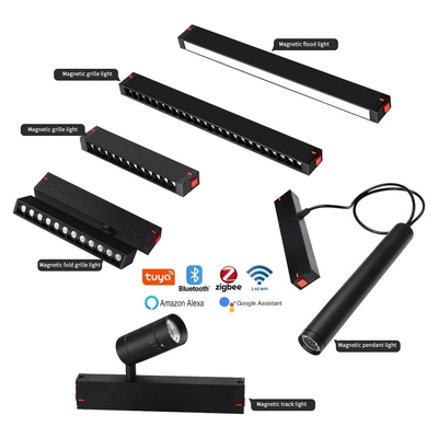220V điện áp cao từ tính thông minh và màu sắc COB đèn chùm
