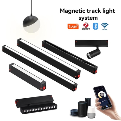 2.4G thông minh làm mờ và điều chỉnh màu sắc Magnetic Track Light Grille Light