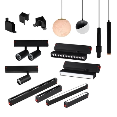 Điện áp cao 220V Magnetic Track Light Thông minh làm mờ màu Đèn đèn chiếu sáng Đèn đường