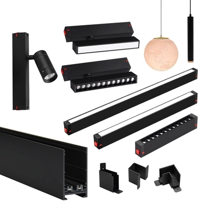 2.4G Tuya Smart Dimming And Color Adjustment Magnetic Suction Track Light Không có đèn chính