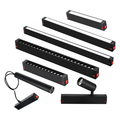 220V điện áp cao được nhúng Masterless Magnetic Track Grille đèn pha cho phòng khách nhà
